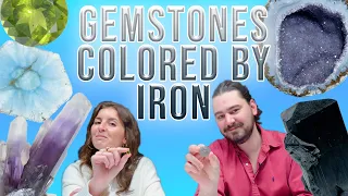 Unboxing Gemstones Colored by Iron | Trapiche Aquamarine, Amethyst, and more!