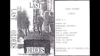 Last Orders demo U.K. 82 punk 77