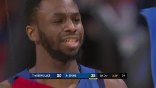 Andrew Wiggins Full Play vs Detroit Pistons | 11/11/19 | Smart Highlights