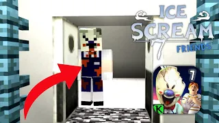 Ice Scream 7 Friends: Lis Caught by Rod UNOFFICIAL Gameplay | Ice Scream 7 in Minecraft