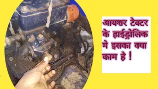 Eicher tractor hydraulic system || हाईड्रोलिक एक दम से गिर जाता है उसको ठिक केसे करे