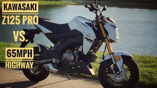 Can the Kawasaki Z125 Pro Handle the Highway