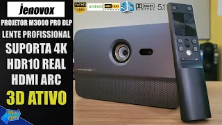 SIMPLESMENTE INCRÍVEL! PROJETOR JENOVOX M3000 PRO