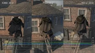 Assassin's Creed 3: Wii U vs. Xbox 360 vs. PS3 Gameplay Frame-Rate Test