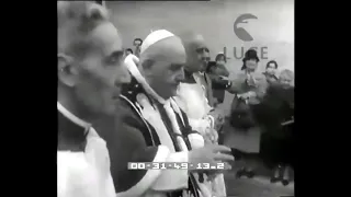 Ash Wednesday ceremonies in Rome with Pope John XXIII [1960].