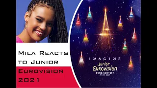 Mila reacts to POLAND Junior Eurovision 2021: Sara James - Somebody