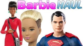 BARBIE  DOLL TOY HAUL | Dawn Of Justice Superman, Star Trek 50th Anniversary Barbie Dolls and MORE!