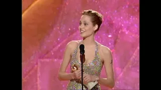 Angelina Jolie Wins Best Actress In A Mini-Series - Golden Globes 1999