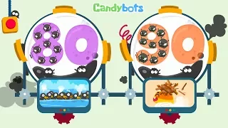 Candybots Numbers 123 - Learn counting 80 to 90 number - Education Apps for Kids