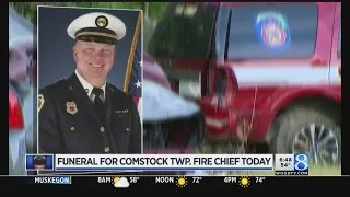 Procession, funeral for fire chief Wednesday