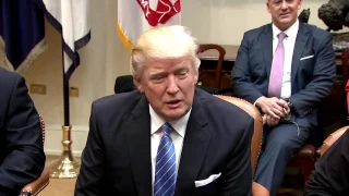 WATCH: President Trump Meets Union Leaders and American Workers At The White House