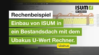 TUTORIAL - U-Wert Berechnung mit ISUM® Closed Dämmfolie | Ubakus U-Wert Rechner