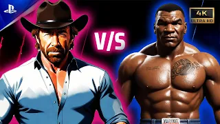 Chuck Norris vs Iron Mike Tyson UFC 5 | Brutality