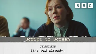 Tense interrogation from script to screen 👀 | The Gold