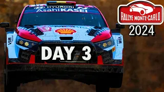 Rallye Monte Carlo 2024 | Saturday Highlights - Morning Loop - Day 3