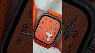 Snoopy Watch Face in watchOS 10 🧡🧡🧡🧡🧡