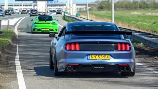 Supercars Accelerating + TUNNEL RUN! R8 V10, C63 AMG, Supra, RS6 ABT, TechArt 992, M4, TechArt 992