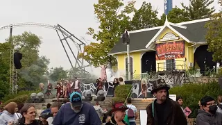 Six Flags Great America Fright fest The Uprising Show/Parade (Full Show) 9/24/21