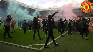 Angry Manchester United Fans Storm Old Trafford to Protest Against Joel Glazer