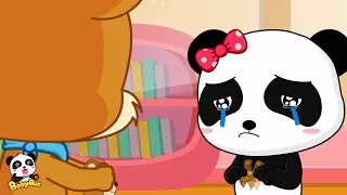 Whiskers Tore Miumiu's Shadow Puppet | Baby Panda is Crying | BabyBus Cartoon