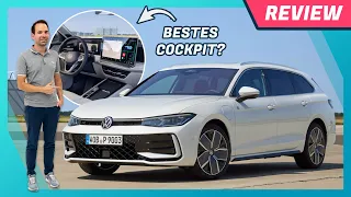 Neuer VW Passat Variant 2024: Alle Details zu Cockpit, IQ. Light, Antrieben, Bedienung & Platz!