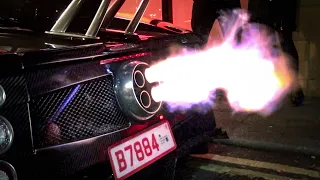 FLAMING $5 MILLION Pagani Zonda 760 RS triggers ANGRY woman!!