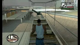 GTA San Andreas Едем в аэропорт и летим в Сан Фиерро Ищем миниган