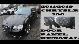 How to remove take off door panel Chrysler 300 2011-2019