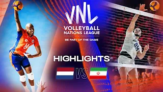 🇳🇱 NED vs. 🇮🇷 IRI - Highlights Week 2 | Men's VNL 2023