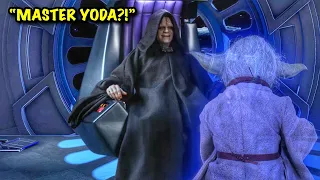 The Time Yoda Spoke To Palpatine As A FORCE GHOST [CANON]