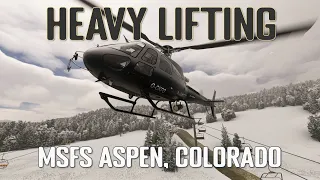 MSFS Aspen Colorado Tour in the H125 Helicopter by Cowansim