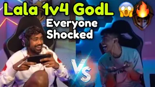 Clutchgod 1v4 GodLike | Neyoo Shocked by Lala 😱