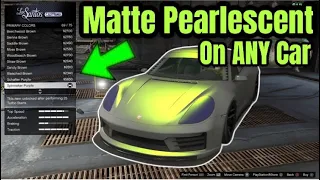 GTA 5 Matte Pearlescent (GTA Paint Glitches)
