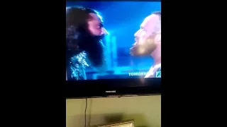 Impact Wrestling:Eric Young And Bram Backstage Arguring "AND THIS COME TO A SHOCK TO US ALL"