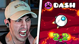 me paso Dash, el nuevo nivel de Geometry Dash 2.2