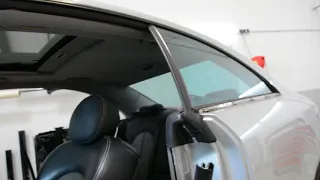 How to remove the quarter glass Mercedes CLK W209