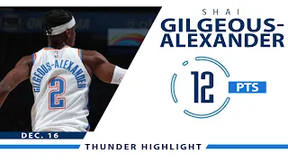 Shai Gilgeous-Alexander's Full Highlights: 12 PTS vs Bulls | 2020 Preseason - 12.16.20