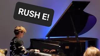 Playing RUSH E at a PIANO RECITAL