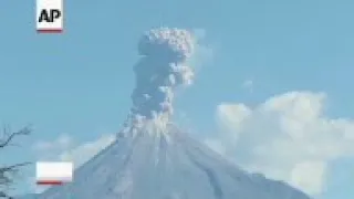The Colima Volcano in western Mexico sent large columns of ash up into the air on Saturday. (March 2