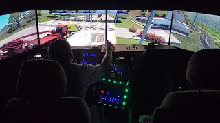 american truck simulator set up
