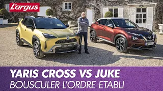 Toyota Yaris Cross (2021) face au Nissan Juke