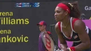 S. Williams (USA) v Jankovic (SRB) Women's Tennis 1st Round Replay - London 2012 Olympics