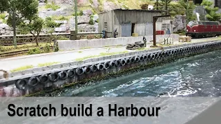 Scratch build a Harbour in H0-scale