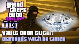 Grinding all the Diamonds with new vault door glitch - [GTA Online Casino Heist]