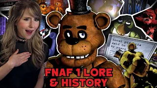 HORROR FAN REACTS TO FIVE NIGHTS AT FREDDY'S 1 LORE & HISTORY