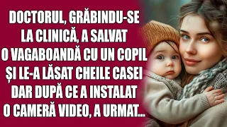 Doctorul, grăbindu-se la clinică, a salvat o vagaboandă cu un copil și le-a lăsat cheile casei. Dar