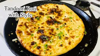 Tandoori Roti With Style | Fifteen Seconds Recipe      #shorts