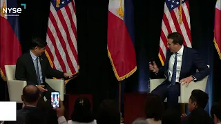 Ferdinand Marcos Jr., President of the Philippines joins us live from the NYSE 🔔🇵🇭