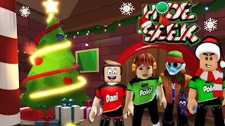 Hide and Seek Mega en el taller de SANTA!! Los Polo en Roblox