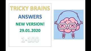 Tricky Brains All Answers Level 1-100 Solutions Walkthrough